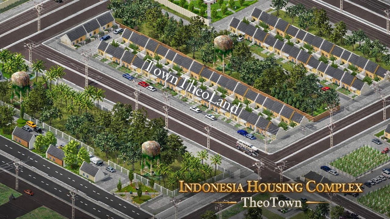 I Design a realistic Indonesia-style Housing Complex.