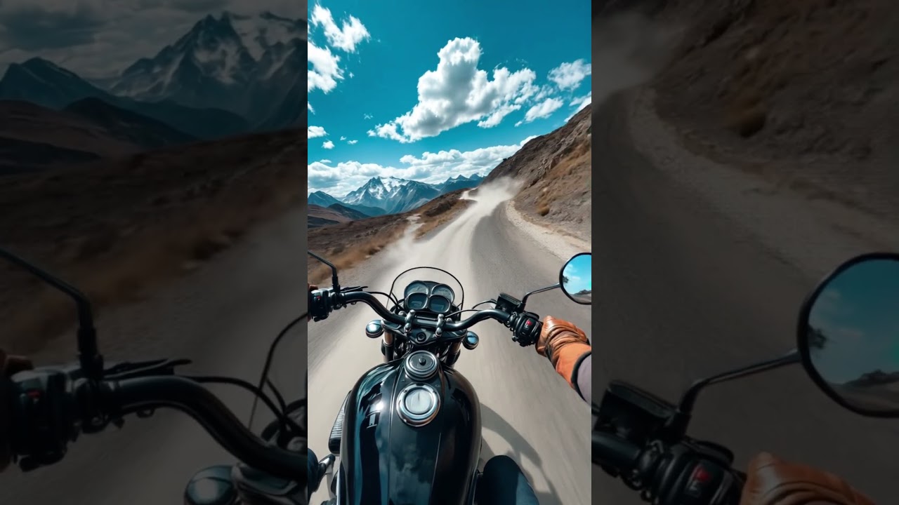 POV: You're riding a bike in an AI-generated world 🚀