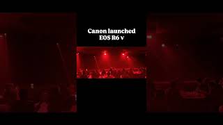 Finally Canon launch EOE R6 V Camera #canon #r6vodreview #r6v #india #canonindia