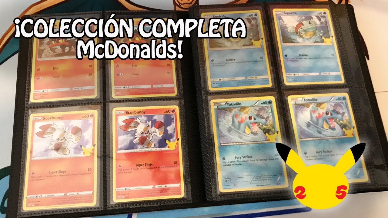 Nos EUA, McDonald's tem coleção de cartas Pokémon para comemorar 25 anos da  animação • B9