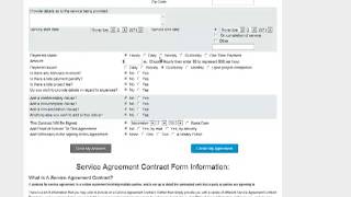 Service Agreement Contract Template Creation - SimpleForms.org