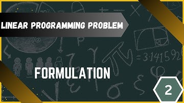 Linear Programming Problem || Formulation
