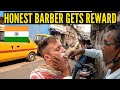 Indias best street barber 