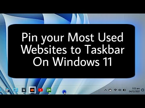 Pin Any Website to your Windows 11 Taskbar