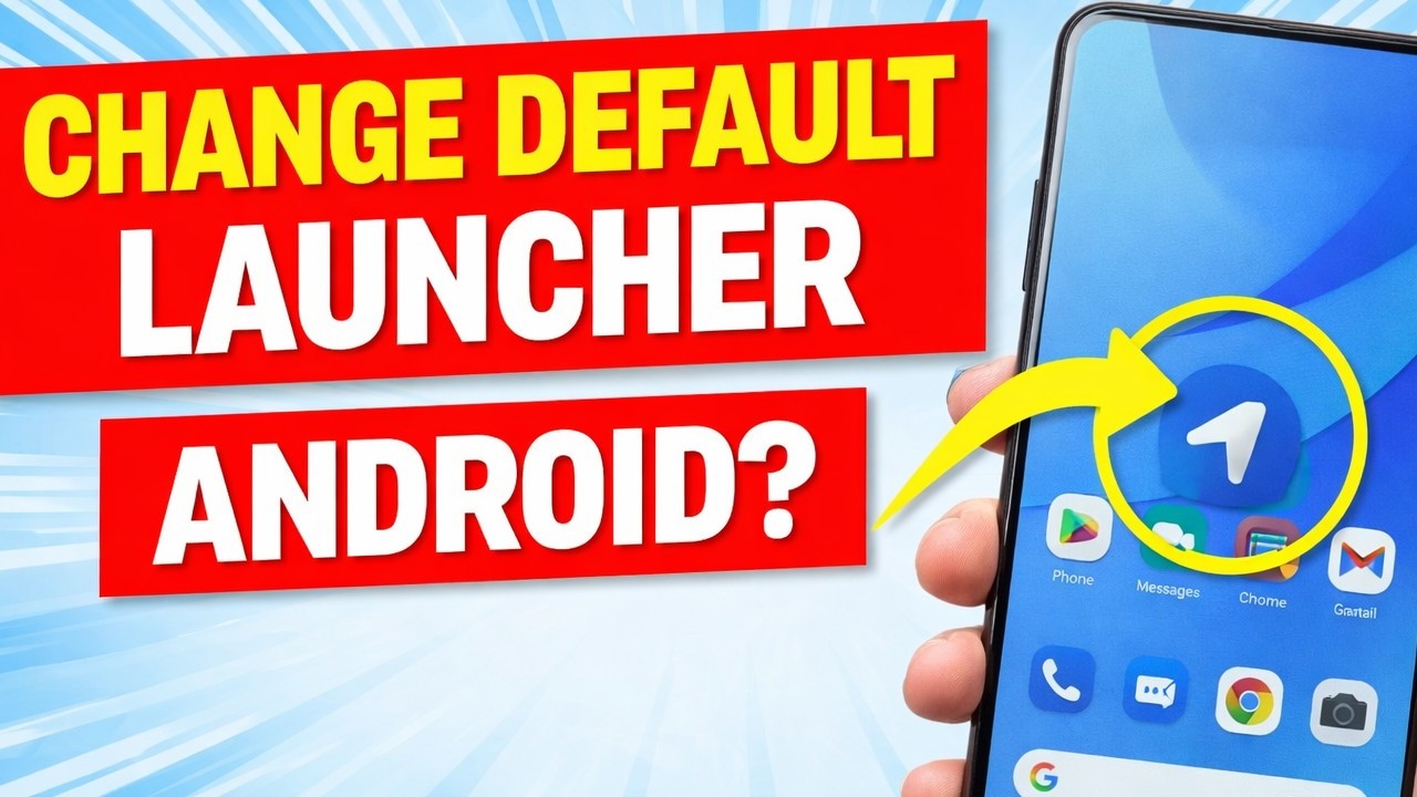 How To Change Default Launcher Android - YouTube