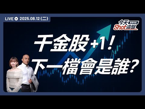 智邦衝破千金!第22檔千金股誕生,能否引爆比價行情?|2025.08.12 #台股 盤前解析|今天 Shot 這盤|豐雲學堂直播