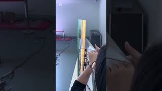 Flexible led transparent display# #led #advertisingdesign#ledadvertisingdisplay #billboard