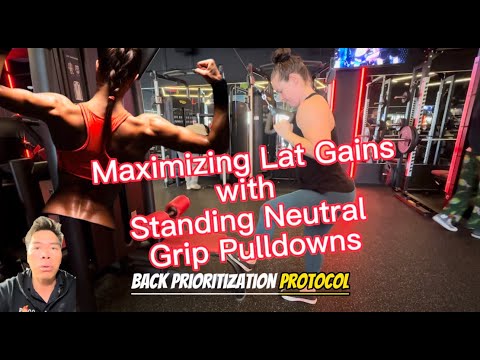 How To Build Upper Body Muscle With The Standing Neutral Grip Pulldown - Maximize Your Workouts!