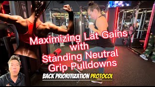 How To Build Upper Body Muscle With The Standing Neutral Grip Pulldown - Maximize Your Workouts!