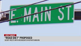 Spartanburg residents weigh in on proposed East Main Street road diet