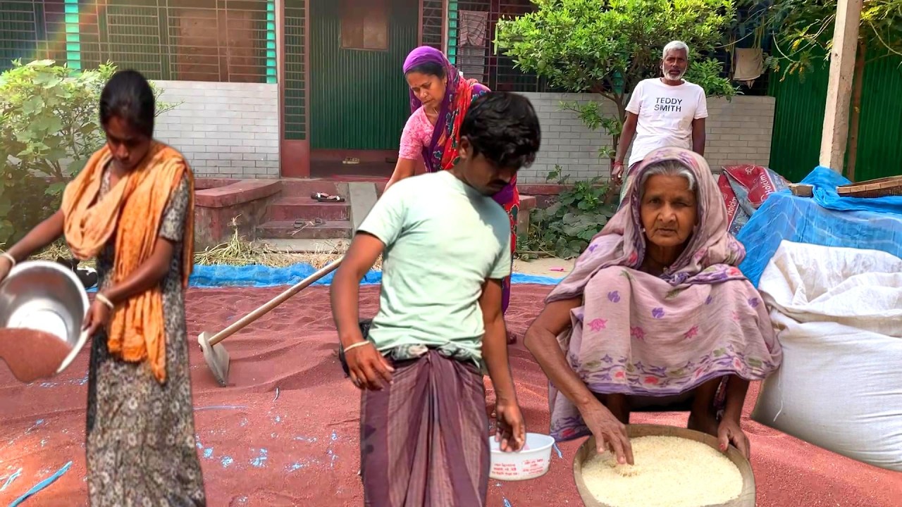 আমাদের বাড়িতে কাজের মহাযজ্ঞ চলছে 🤣 কেউ বসে নেই