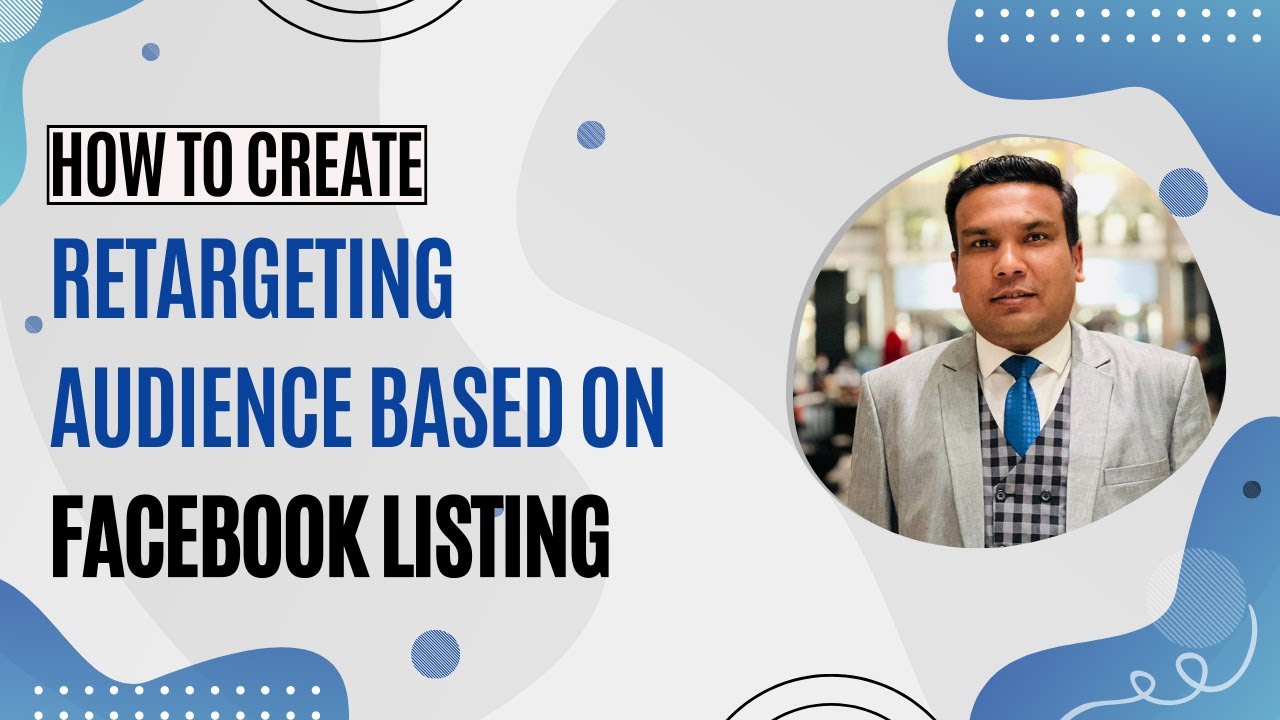 How to Create Retargeting Audience based on Facebook Listing - YouTube