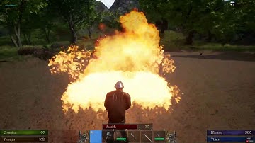 Unreal4 Solo-Dev - Multiplayer RPG | Playthrough test