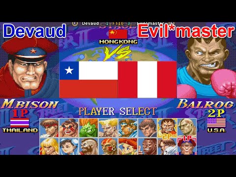 Hyper Street Fighter II: The Anniversary Edition - Devaud vs Evil*master FT10