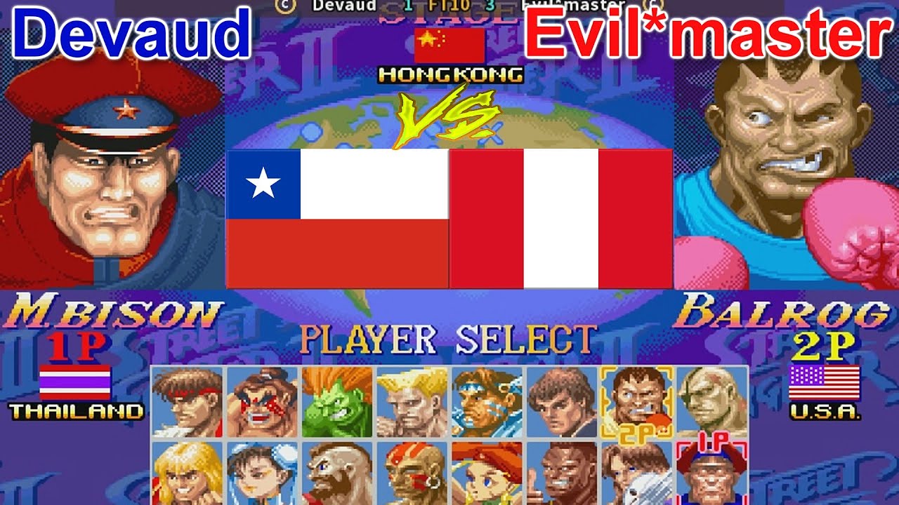 Hyper Street Fighter II: The Anniversary Edition - Devaud vs Evil*master FT10