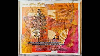 Quick Mixed Media Art Journal From Paper Scraps
