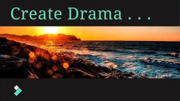 Cinematic Opening Effect - Moving Black Bars Filmora 9