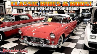 CLASSIC CARS FOR SALE! Quick Lot Walk! Classic Rides and Rods! Hot Rods! Muscle Cars! December 2023 by MattsRadShow 1,678 views 4 months ago 6 minutes, 50 seconds