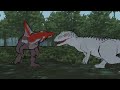Seal Animation S Spinosaurus Vs Indominus Rex Resounded 