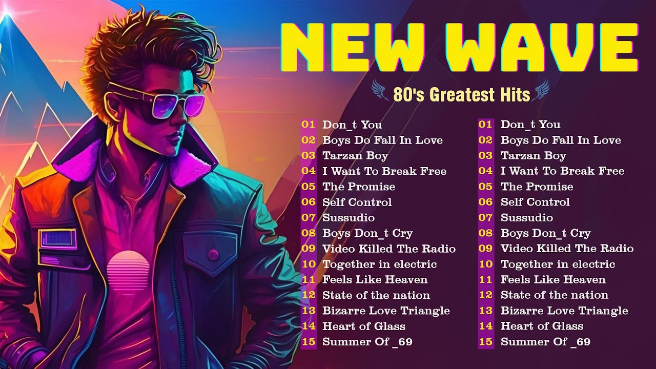 Best New Wave ❤️ New Wave 80s ~ Playlist Favorites Collection 💛 New Nonsstop Most Requested