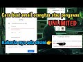 CARA BUAT EMAIL ORANG TUA / PENGAWAS 