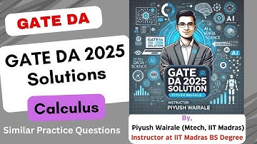 GATE DA 2025 Solution | Limit | GATE Data science PYQ Q14 #gateda #gatedatascience