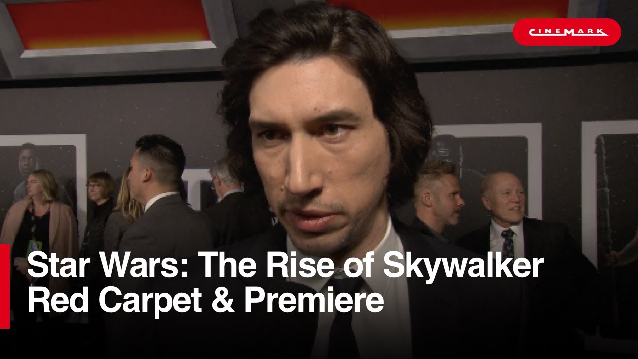 Star Wars The Rise Of Skywalker Premiere With Adam Driver And