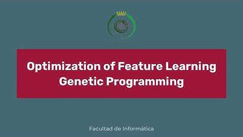 Optimization of Feature Learning through Grammar Guided Genetic Programming
