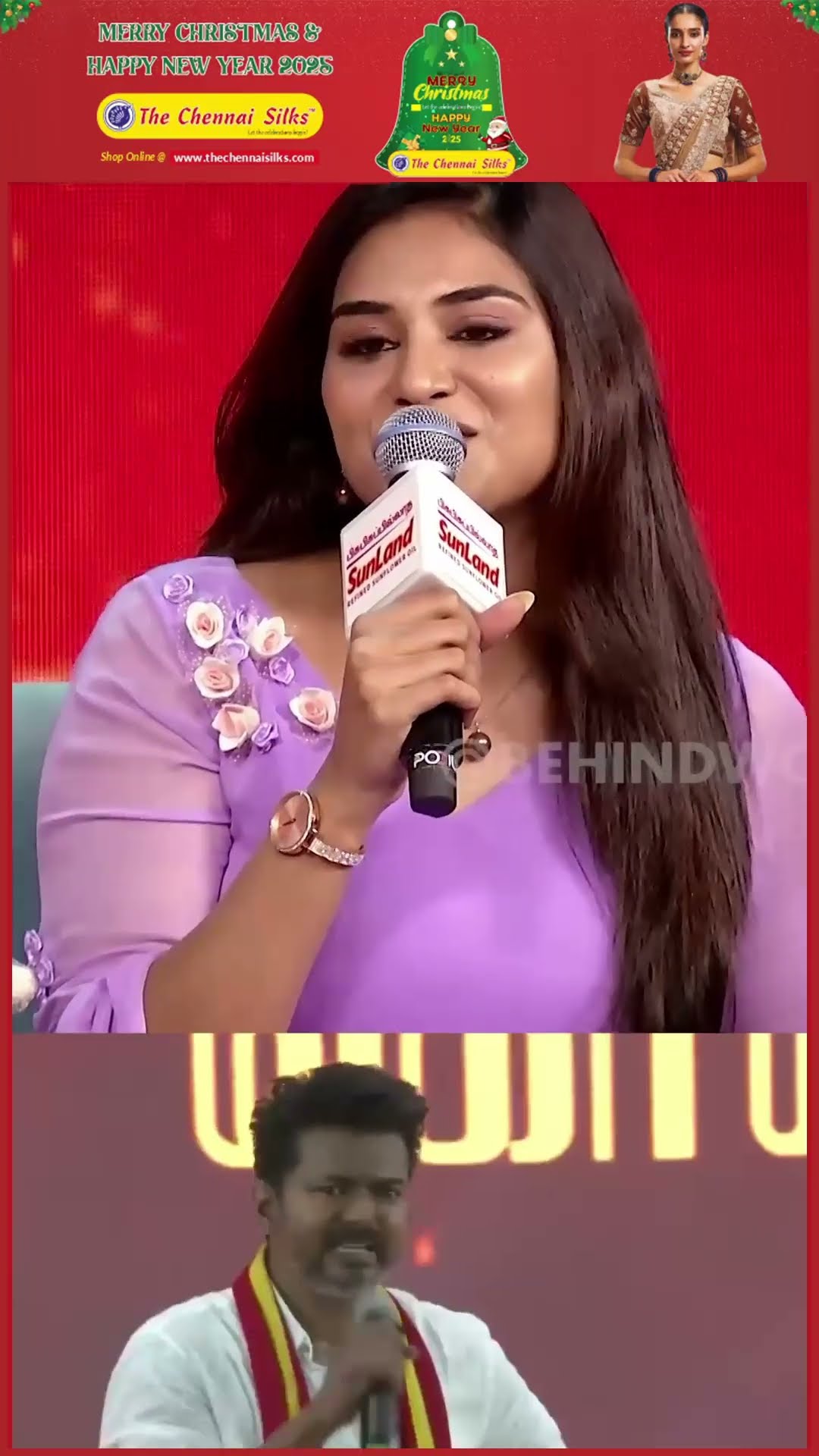'Vijay, Sir எடுத்த அரசியல் ரொம்ப தைரியமான முடிவு..' ? Indhuja About TVK