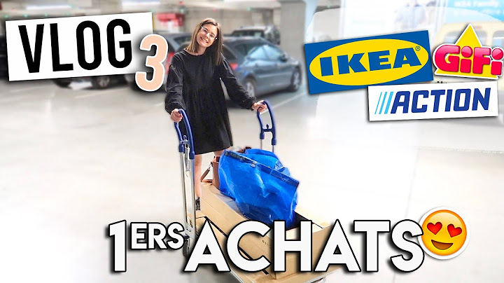 VLOG • 1st purchases for the apartment + HAUL Action, Ikea, Gifi!