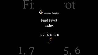 Find Pivot Index #leetcode #programmingtutorial #array