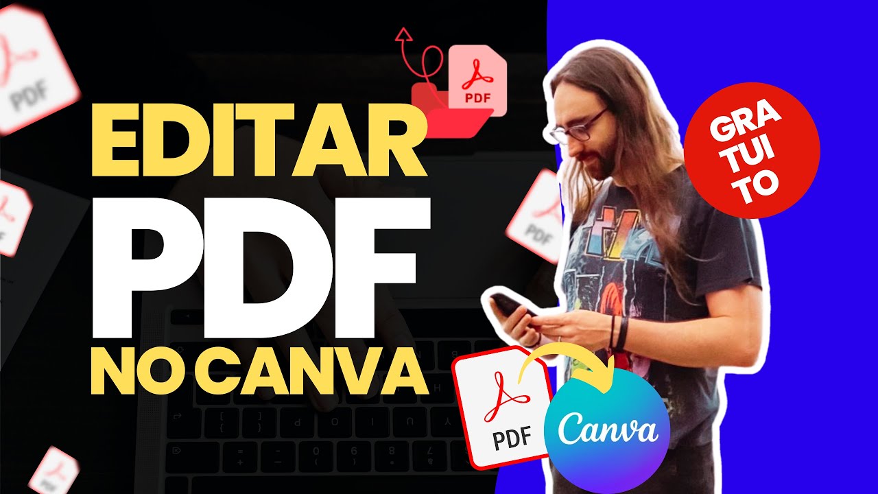 COMO EDITAR PDF NO CANVA GRATUITAMENTE - YouTube