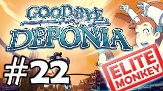 Goodbye Deponia - Walkthrough Part 22 - Safe, Dictaphone, Baby Goal [No Commentary] [HD PC]