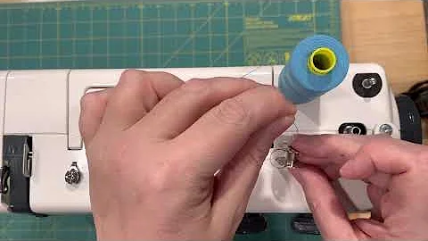 Threading the Machine - winding the bobbin