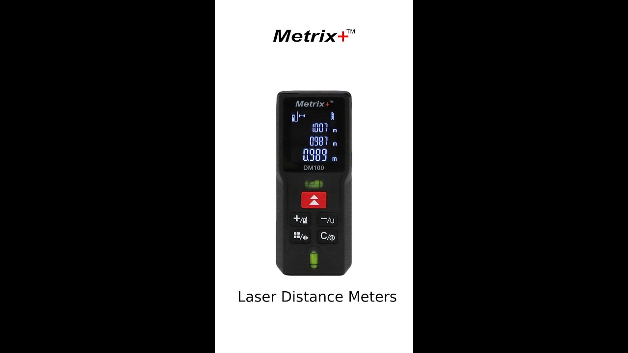Metrix+ Laser Distance Meters - Basic operational demo | Best viewed in ...