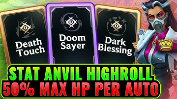50% Max HP Damage Per Auto: Insane 2000AP Curse/Anvil Highroll | League Arena Gameplay