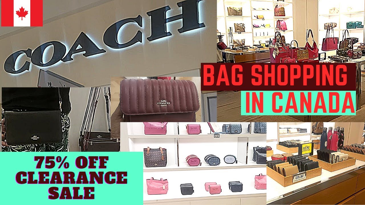 Coach Outlet Canada Shop 75 Off Clearance Sale// Handbags And Purses
