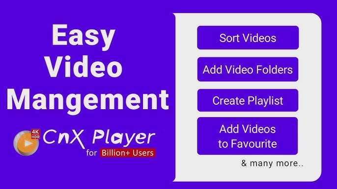 Download Download video & 4K Player android on PC