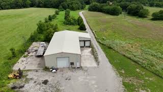17773/17779 Y Highway, Sedalia Mo. Home with shop on 19.17 acres.