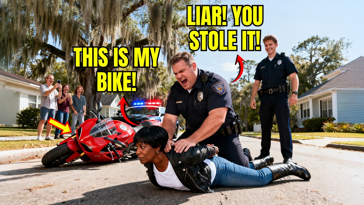 The knee hit my spine and I felt the asphalt grind into my cheek. I hadn't been speeding. I hadn't done anything wrong. I'd just pulled over when the lights came on, hands on the handlebars where...