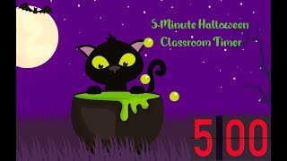 5 Minute Halloween Animated Classroom Timer