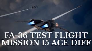 Testing out the FA-36 Game | Ace Combat 8 Mission 15: Wings of Wax on Ace Difficulty