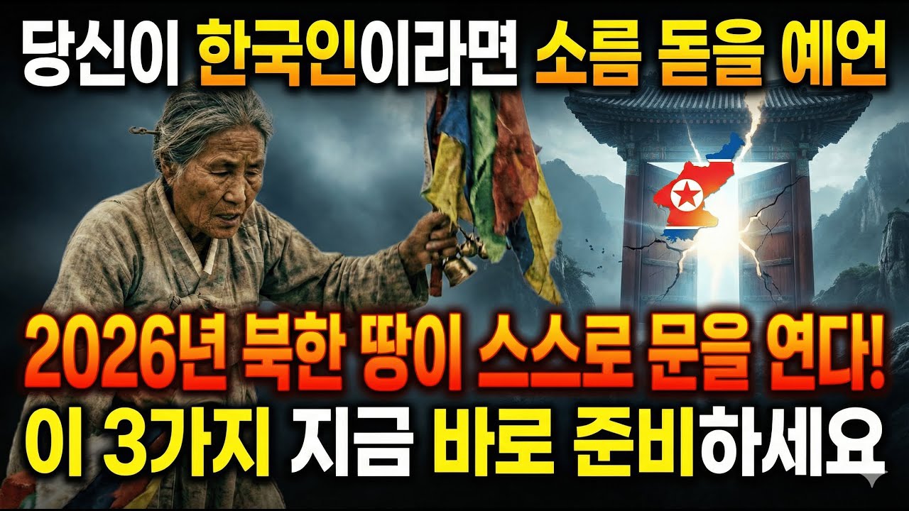 2026년 한국 미래예언! 신내린 무당이 말하는 남북통일