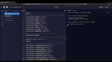 How to use Colorama in python