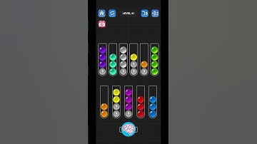 Lv 41 (??? ver.) Ball Sort Puzzle - Color Game / 顏色分類遊戲 / ボールソーティングパズル (Guru Game) #games #ballsort
