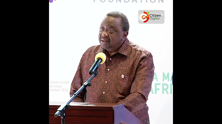 “No one is coming to save us," Uhuru urges the youth