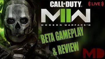 🔴LIVE - MW2 Beta Gameplay and Review