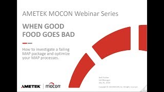 Webinar: When Good Food Goes Bad, Investigating a Failing MAP Package