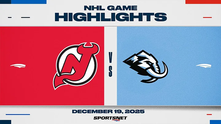NHL Highlights | Devils vs. Mammoth - December 19, 2025