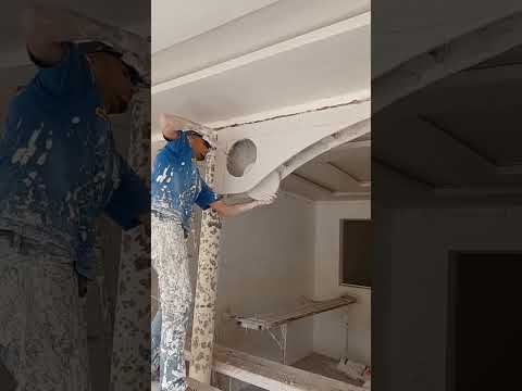 تركيب قوس الجبس ديكورات الجبس المغربي القصر الكبير